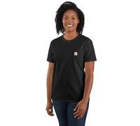 Carhartt Workwear Pocket Short-Sleeve T-Shirt Utilitaire de Travail, Black, S aux Femmes