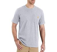 Carhartt Workwear Pocket T-Shirt S/S - Baumwoll T-Shirt,heather grey 034, XXL