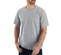 Carhartt Workwear Solid T-Shirt Utilitaire de Travail, Heather Grey, XS pour des Hommes