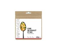 Repas lyophilise voyager cari de poulet et riz 150g