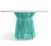 Caribe Dining Table Table de salle à manger d'extérieur ames turquoise - gris-blanc - 4260229540183