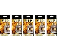 Caribi VIP-172 Lot de 5 désodorisants pour voiture, durables à suspendre, pour voiture, maison et bureau, parfum inspiré du designer