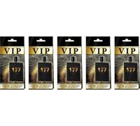 Caribi VIP 177 Lot de 5 désodorisants pour voiture, durables à suspendre, pour voiture, maison et bureau, parfum inspiré du designer