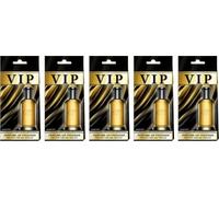 Caribi VIP-477 Lot de 5 désodorisants pour voiture, durables à suspendre, pour voiture, maison et bureau, parfum inspiré du designer