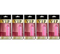 Caribi VIP-987 Lot de 5 désodorisants pour voiture, longue durée à suspendre, pour voiture, maison et bureau, parfum inspiré du designer