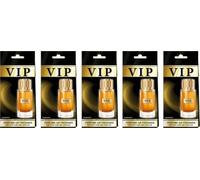 Caribi VIP-996 Lot de 5 désodorisants pour voiture, longue durée à suspendre, pour voiture, maison et bureau, parfum inspiré du designer