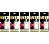 Caribi VIP 999 Lot de 5 désodorisants pour voiture, longue durée de vie, à suspendre, pour voiture, maison et bureau, parfum inspiré du designer