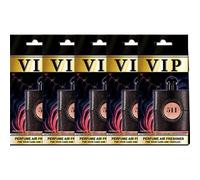 Caribi VIP Lot de 5 désodorisants pour voiture Parfum maison bureau/maison