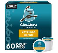 Caribou Coffee Daybreak Blend Keurig K-Cup Pod, café torréfié léger (lot de 6, 60 au total)
