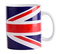 Caribou Living Grande tasse en porcelaine Drapeau Union Jack 500 ml