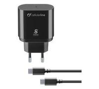 Caricabatterie USB Cellular Line Super Fast Charger Kit 25W USB C to Type C