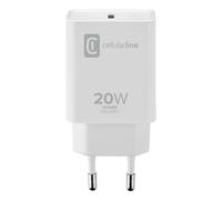 Caricabatterie USB Cellular Line Type C Charger 20W