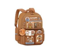 Caricaturé Cartoon Capybara School À Creative And Practical Book Bag Capacité Casual Daypack Pour Le À D'études À L'école Primaire Des Élèves