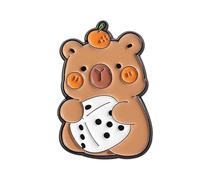 Caricature Cartoon Capybaras Badges Uniques À Collectionner Pin De Revers Adormage Pour Sacs À Collectionner Des Cadeaux Unisexes Broche Épingles