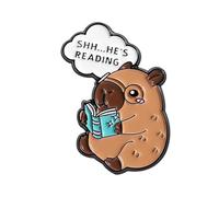 Caricature Cartoon Capybaras Badges Uniques À Collectionner Pin De Revers Adormage Pour Sacs À Collectionner Des Cadeaux Unisexes Broche Épingles