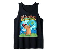 Caricature de la Journée de la marmotte sur la responsabilité de la Terre Débardeur