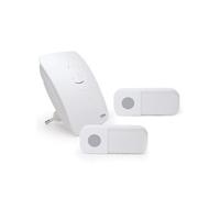 CARILLO PLUG FLASH - Sonnette sans fil 100m enfichable + bouton supplémentaire OFFERT