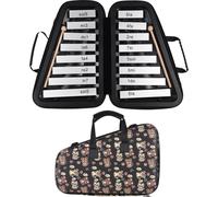 carillon 16 touches 16 notes plaque aluminium Xylophone Fr��hes instrument de musique pédagogique avec étui et maillets pour enfants à
