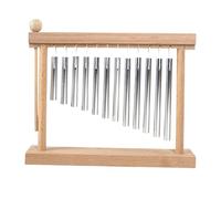 Carillon À Barre - Bois, Carillon À Vent De Table Avec 12 Barres | Instrument De Percussion Musicale Avec Marteau | Carillons À Percussion Carillons Éoliens De Table À Une Rangée Pour Ornement Décorat