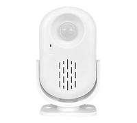 Carillon à capteur de porte - Sonnette d'alerte d'entrée, 10 x 6 x 3,8 cm rechargeable pour entreprise, alarme activée par le mouvement avec chargement USB, cloche de magasin, signal d'entrée pour