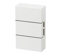 Carillon à deux tons Ibis 230V, mécanique, blanc avec 2 bandes noires
