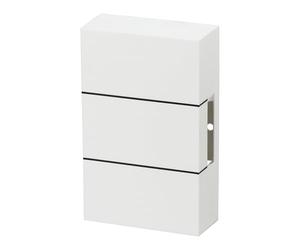 Carillon à deux tons Ibis 230V, mécanique, blanc avec 2 bandes noires