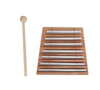 Carillon à Main Energy Chime 7 Tons Instrument de Percussion avec maillet Bois de hêtre et Aluminium de Haute qualité Outil de Gestion de Classe pour Les Enseignants et Les