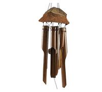 Carillon à Vent Artisanal en Bambou et Noix de Coco