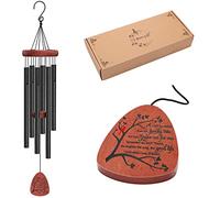 Carillon à Vent Cardinal commémoratif pour la Perte d'un être Cher - Cadeau de condoléances - Carillon éolien en Bois de hêtre - Carillon Souvenir de l'être Cher - Père mère - Un Membre a tombé de