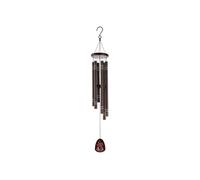 VEVOR Carillon à Vent extérieur, 1067 mm, Carillon éolien au Ton Profond avec 6 Tubes, Grande Cloche à Vent commémoratif Unique pour Anniversaire, pour terrasse, Jardin et arrière-Cour, Marron foncé