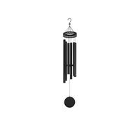 Carillon à vent carillon éolien pour extérieur en aluminium 1473 mm noir