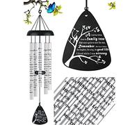 Carillon à vent commémoratif cardinal pour la perte d'un être cher, cadeau commémoratif de condoléances pour la perte de mère, maman, père, papa, carillon à vent en mémoire d'un être cher, un membre a un arbre généalogique tombé