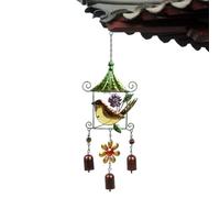 Carillon à vent commémoratif - Décoration de jardin colorée apaisante - Carillon éolien de compassion - Pour jardin, cour, terrasse, intérieur, anniversaires et