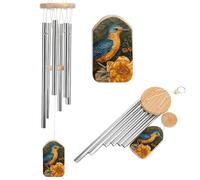 Carillon à vent commémoratif en dentelle jaune pour l'extérieur 52,1 cm carillon éolien pour la perte d'une mère ou d'un père bien-aimé, décoration de terrasse, jardin, porche, cadeau de condoléances