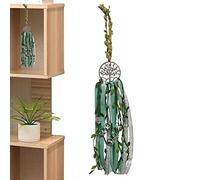 Carillon à vent décoratif pour fenêtre | Couronne de clochettes de sorcière faite à la main - Pendentif mural pour porte de porte, décoration de jardin, pendentif cloche de sorcière pour porche,