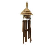 Carillon à Vent en Bambou avec nichoir à Oiseaux | Décoration du Jardin