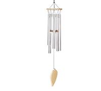 Carillon A Vent Exterieur Carillon éolien, Cloche Porte-Bonheur, décoration for la Maison, Pendentif for, Le Jardin, Cour, Carillon décoratif(Silver(6 Tubes))