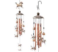 Carillon a Vent Exterieur, koshi Carillon, Carillon Metal, carillons décoratifs d'extérieur, Cloche de sorcieres, Deco Exterieur Jardin, Cloche sorciere Protection, Cadeau Maman - Cheval