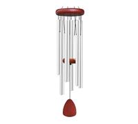Carillon A Vent Exterieur Large Aluminium Wind Chimes Extra 37" / 26.8inch Deep Tone for Outside with Catcher Garden Decor(Sliver,37 inch)