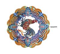 Carillon à vent fantaisiste en métal - Design dynamique - Convient pour les vacances, le porche, la chambre à coucher, le salon, la fenêtre, les vacances, les décorations