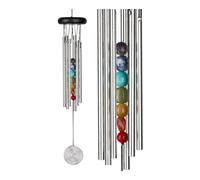 Carillon à vent feng shui 7 chakras 44cm