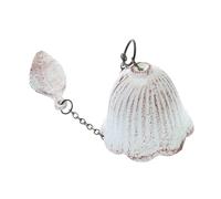 Carillon À Vent Japonais | Carillon Zen Traditionnel en Fonte pour Temple,Design Métal Neutre pour Jardin Terrasse Intérieur Extérieur Son Apaisant