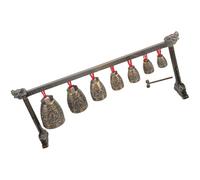 Carillon Antique de Instrument Zinc en Alliage Vintage Chinois de Cloche | Style Classique à Couche Unique, pour Décoration Maison ou Bureau, Son Clair et Mélodieux