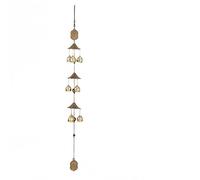 Carillon Carillons éoliens en Alliage de cuivre à 3 Couches, Pendentif Bouddhiste