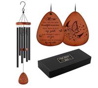 Carillon commémoratif pour la perte du mari, carillon commémoratif de 66 cm, cadeaux de condoléances pour la perte du mari, décoration d'intérieur, jardin, tons mélodiques apaisants
