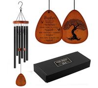Carillon commémoratif pour la perte d'un frère, en mémoire d'un être cher, cadeau de deuil, cadeau de condoléances pour la perte d'un frère, décoration d'intérieur, extérieur, jardin, terrasse