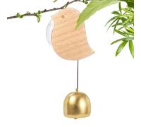 Carillon de porte à ventouse - Heurtoir de porte d'entrée en bois et cuivre, sonnette de baleine, chat, chien, cloche décorative d'entrée d'entreprise, autocollant de réfrigérateur | Accueil de magasi