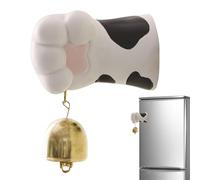 Carillon de porte - Cloche magnétique en forme de patte de chat, décoration d'entrée créative, accueille les invités à la maison, au bureau, au magasin, au restaurant, montage mural, base en bois