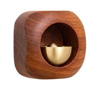 Carillon de porte en bois - Sonnette d'ouverture de porte magnétique, course à vent | Feuille magnétique à l'arrière de l'intégration arrière de la coulée après la séparation de l'aspect sans