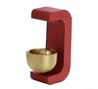 Carillon de porte magnétique, autocollants faits à la main pour réfrigérateur, système d'entrée en cuivre pur pour anneau d'ouverture de porte, rappel d'ornement, carillon éolien, décoration murale (G